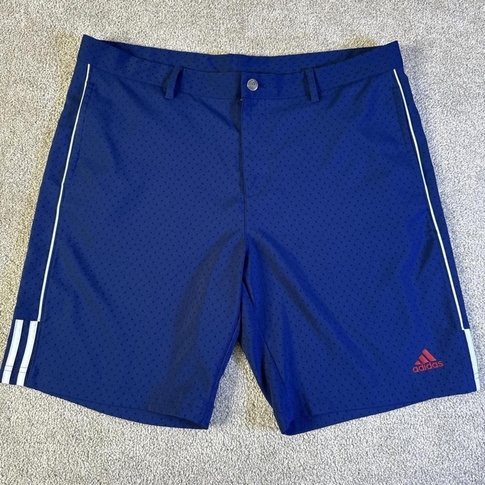 Adidas Golf Shorts Men's Size 38 Blue Performance Casual